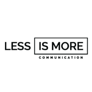 Logo Less is more by New